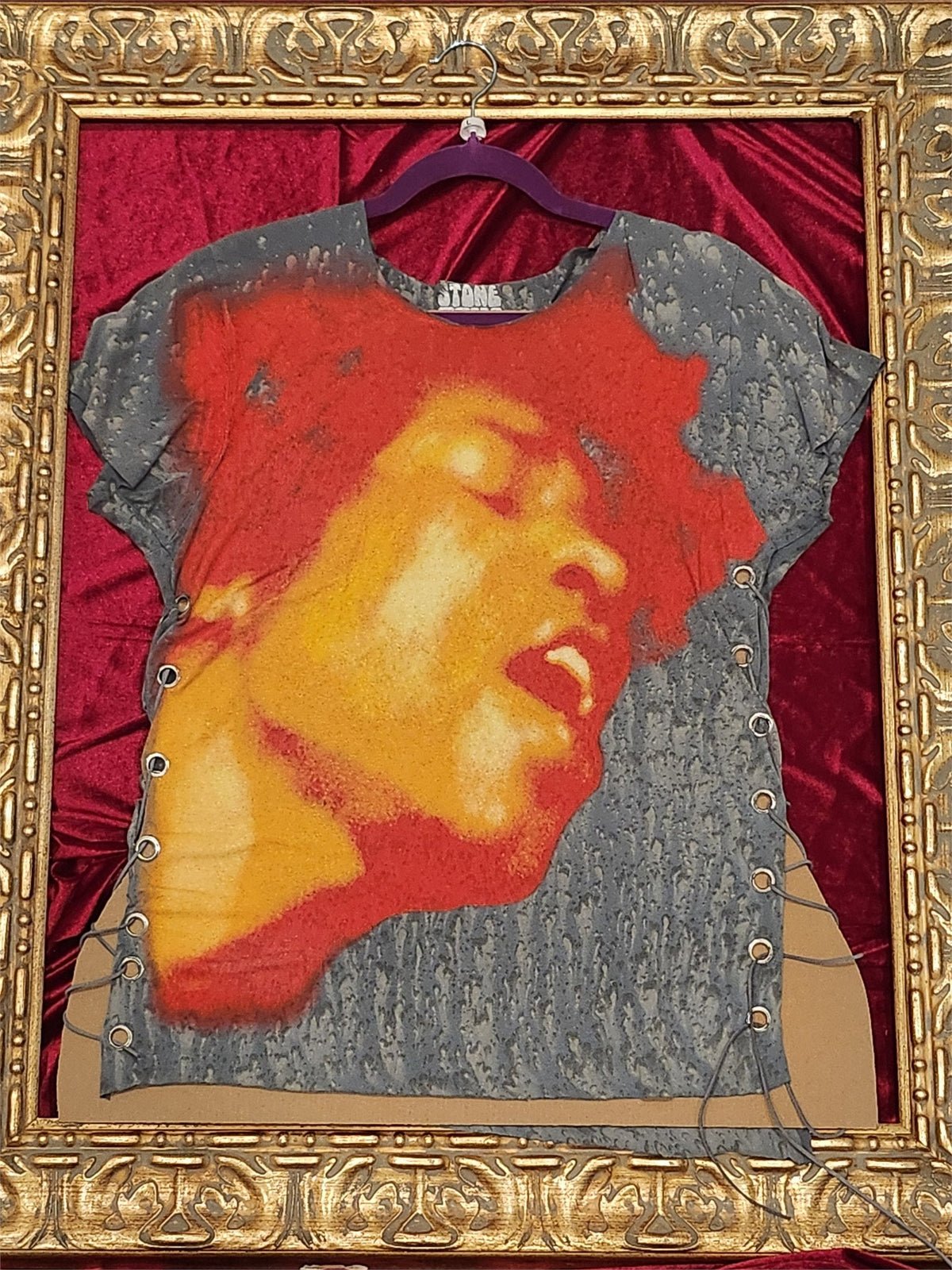One-of-a-Kind Jimi Hendrix Reworked Shirt – Size L