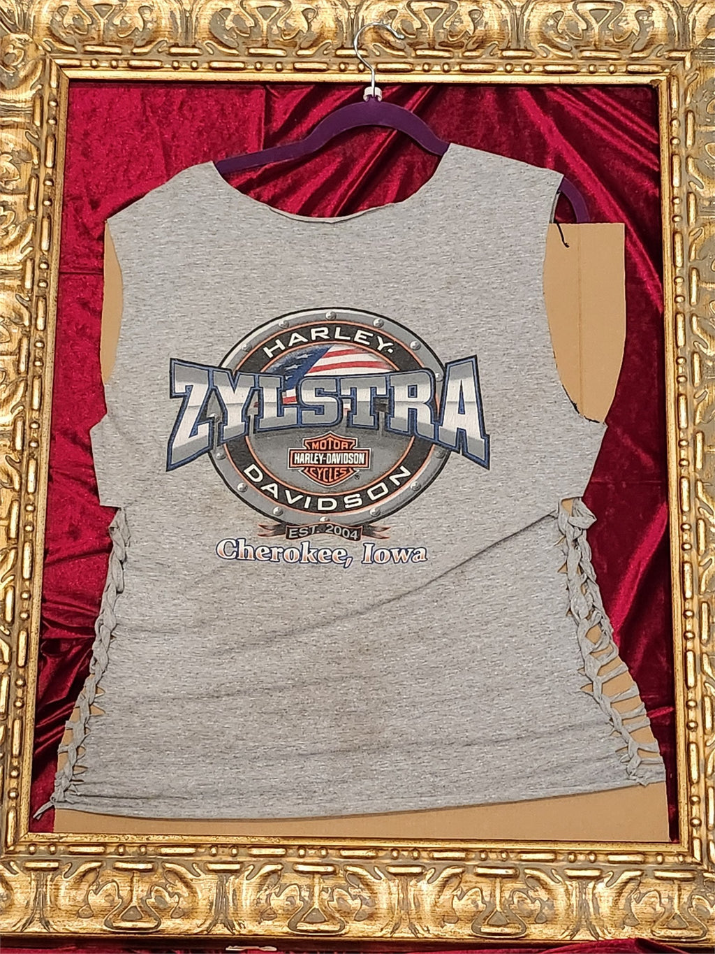 One-of-a-Kind Harley Davidson Reworked Tank – Size L - additional view
