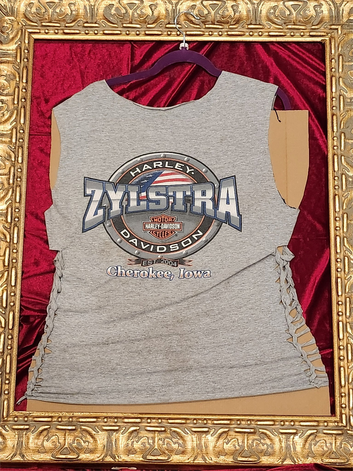 One-of-a-Kind Harley Davidson Reworked Tank – Size L - additional view