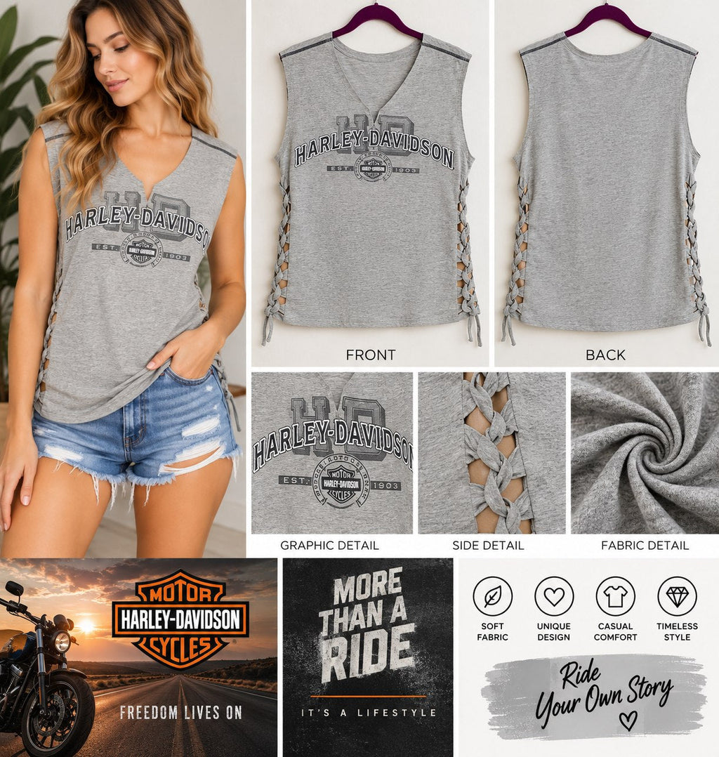 One-of-a-Kind Harley Davidson Reworked Tank – Size L - details and styling