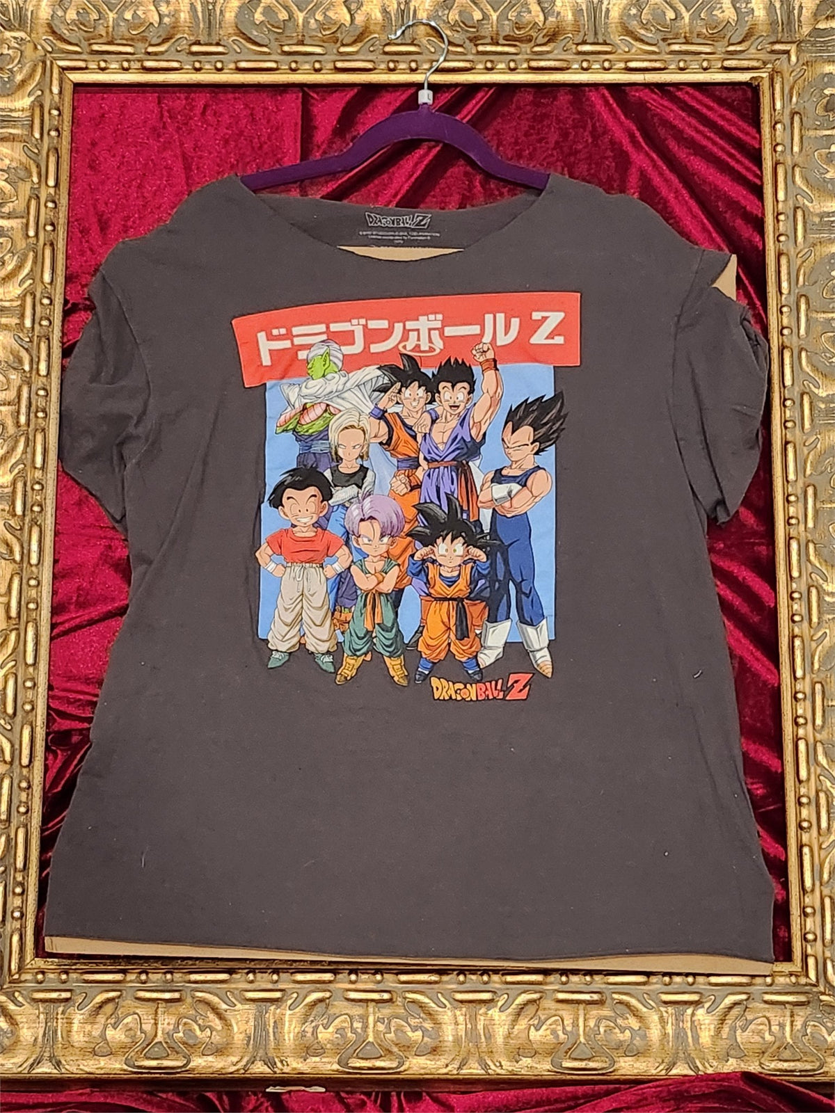 One-of-a-Kind Dragonball Z Reworked Shirt – Size L