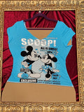 One-of-a-Kind Mickey & Minnie Reworked Shirt – Size L