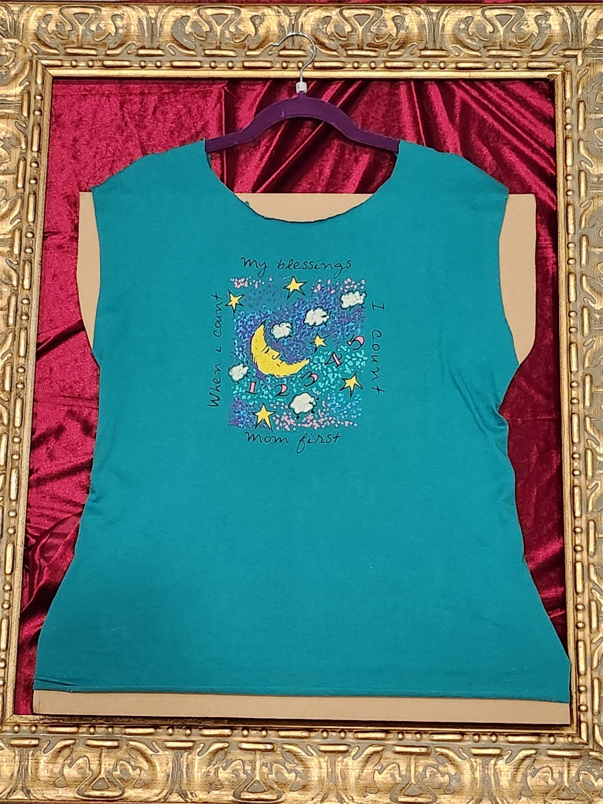 One-of-a-Kind Moon My Blessings Reworked Shirt – Size L