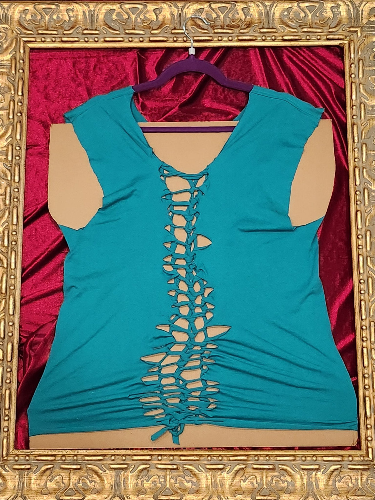 One-of-a-Kind Moon My Blessings Reworked Shirt – Size L - additional view