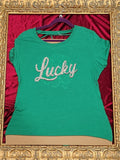 One-of-a-Kind Lucky Shamrock Reworked Shirt – Size L