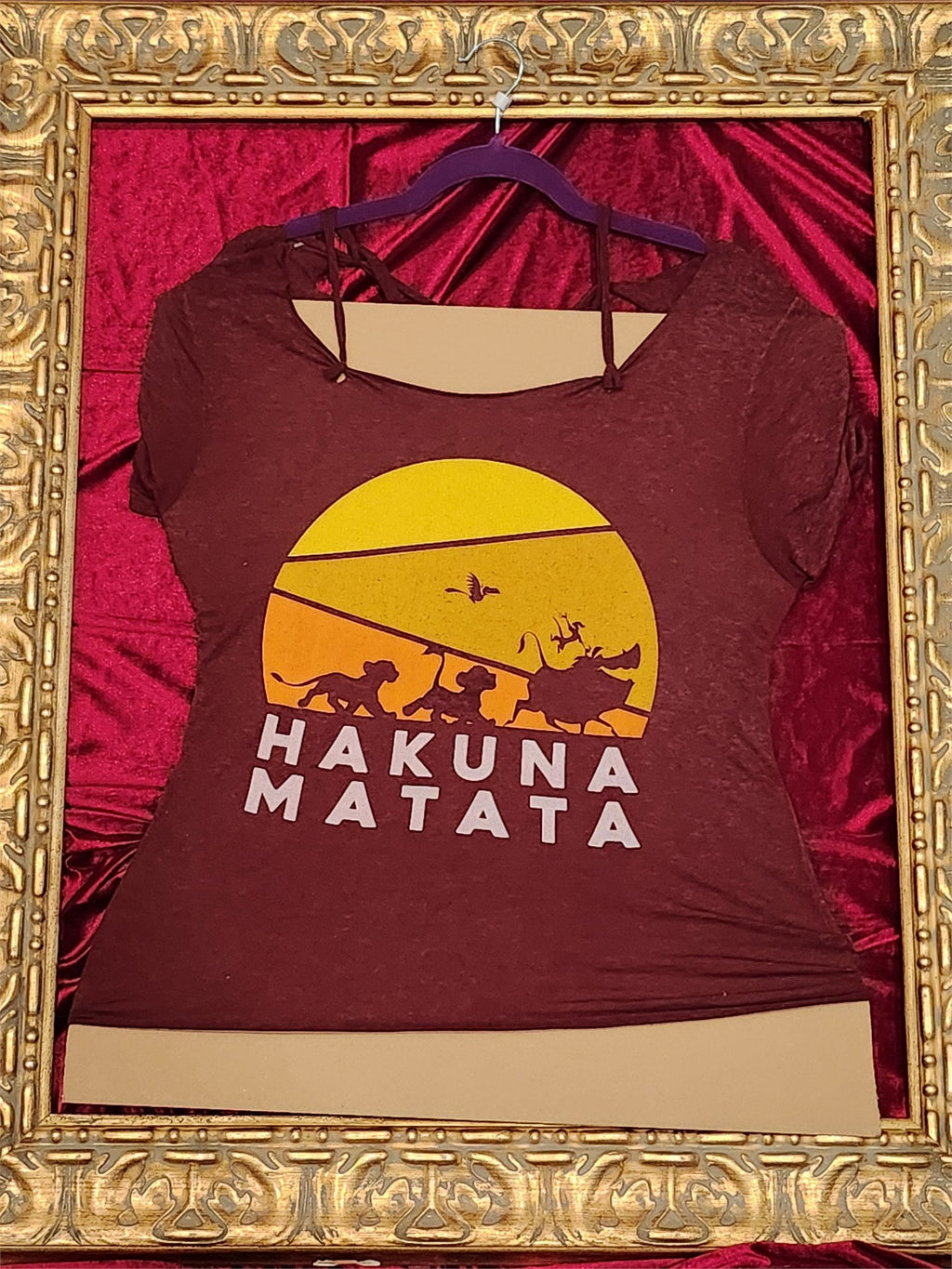 One-of-a-Kind Hakuna Matta Reworked Shirt – Size L