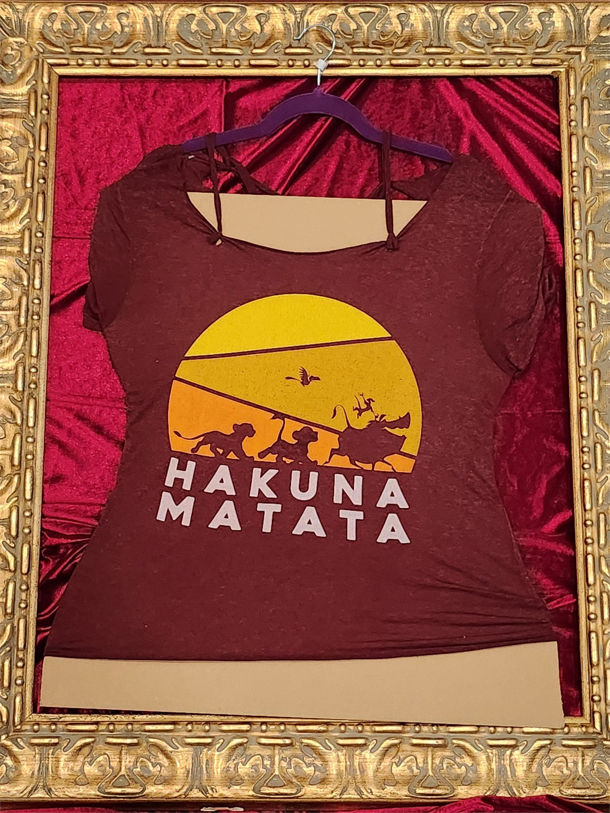 One-of-a-Kind Hakuna Matta Reworked Shirt – Size L