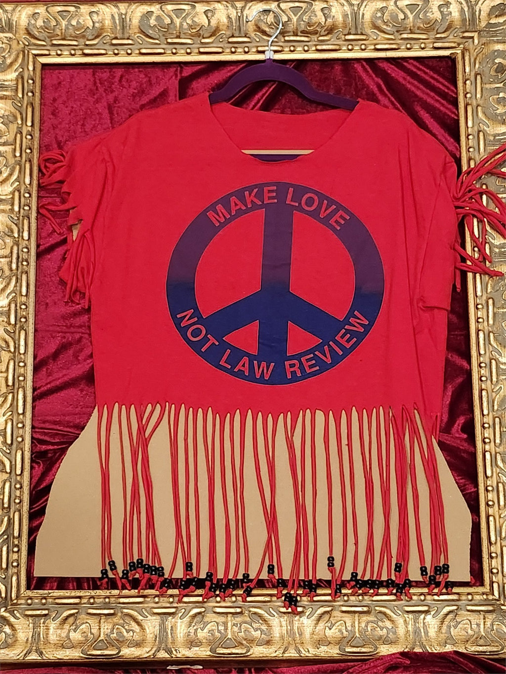 One-of-a-Kind Make Love Reworked Shirt – Size L