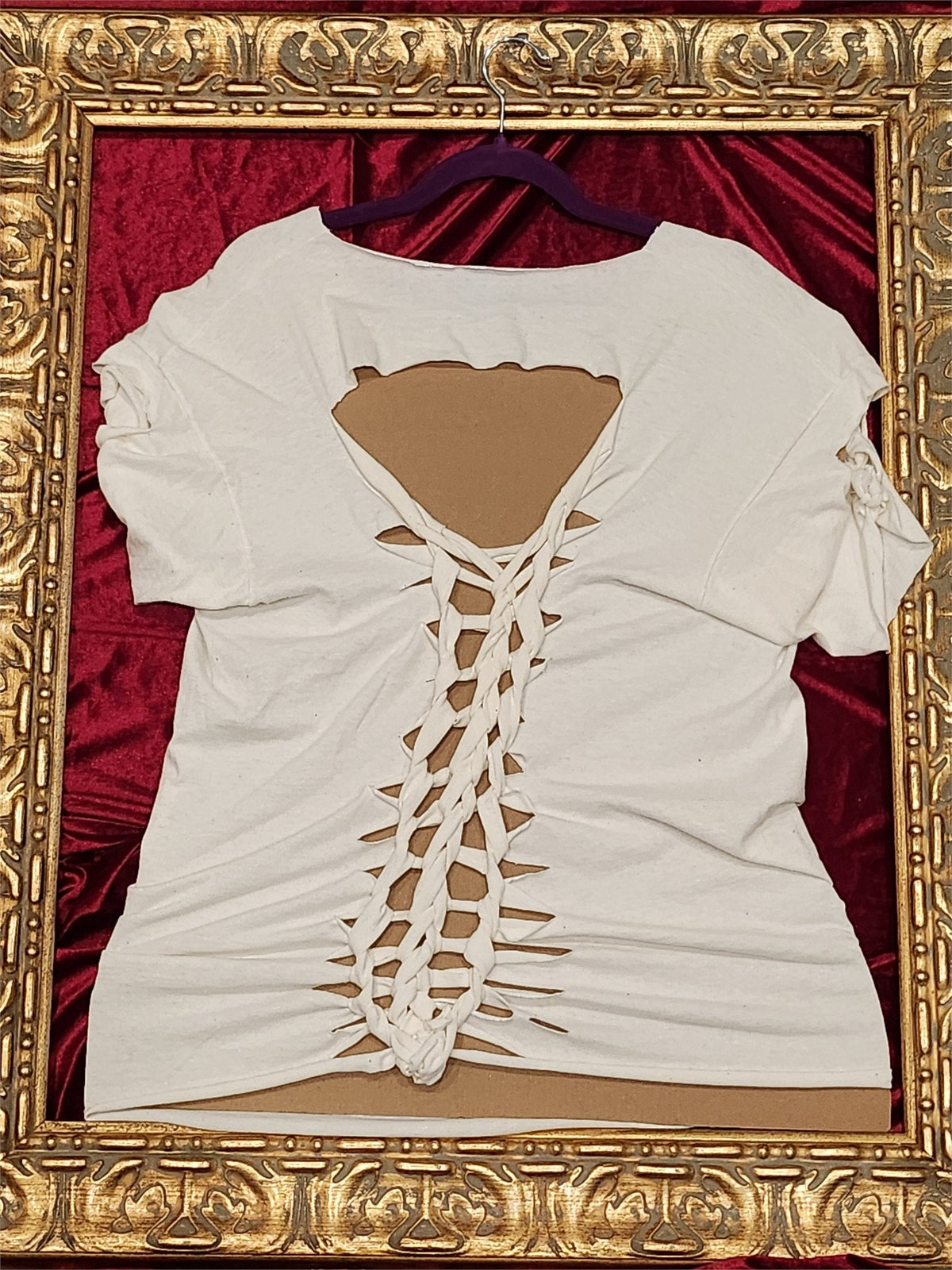 One-of-a-Kind Mountain Top Reworked Shirt – Size L - additional view
