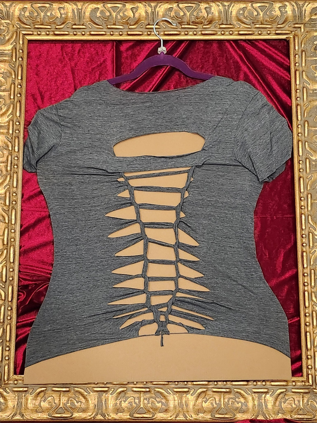 One-of-a-Kind Popeye Reworked Shirt – Size L - additional view