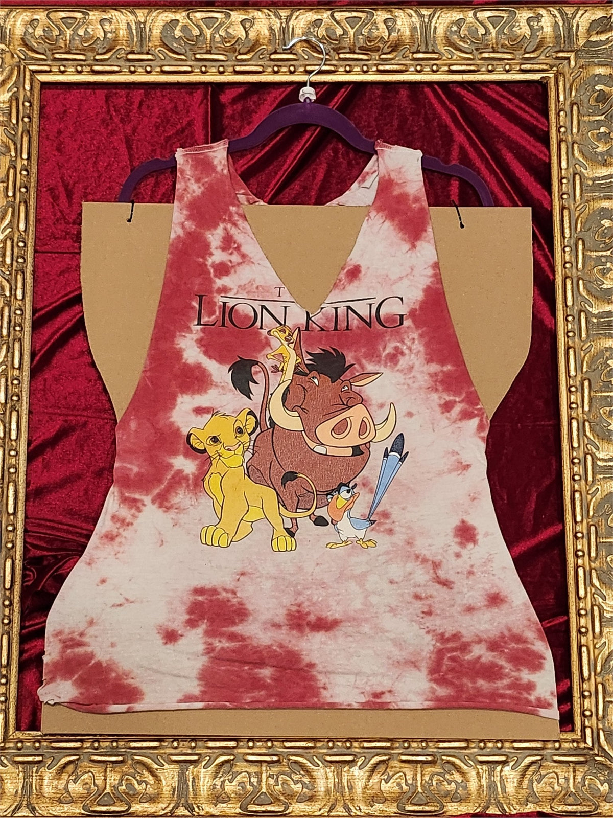 One-of-a-Kind Lion King Reworked Tank – Size L