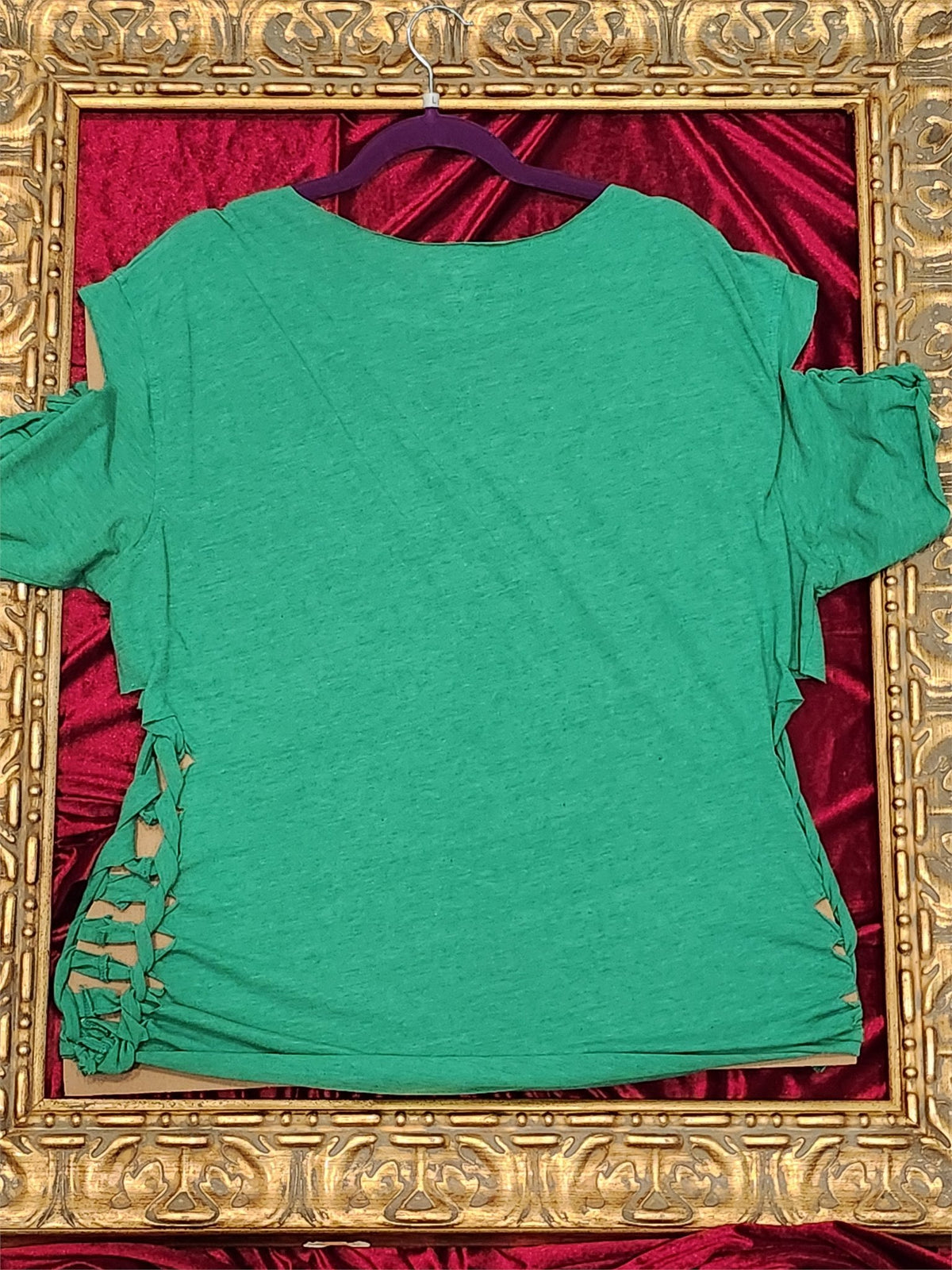 One-of-a-Kind Notre Dame Reworked Shirt – Size L - additional view