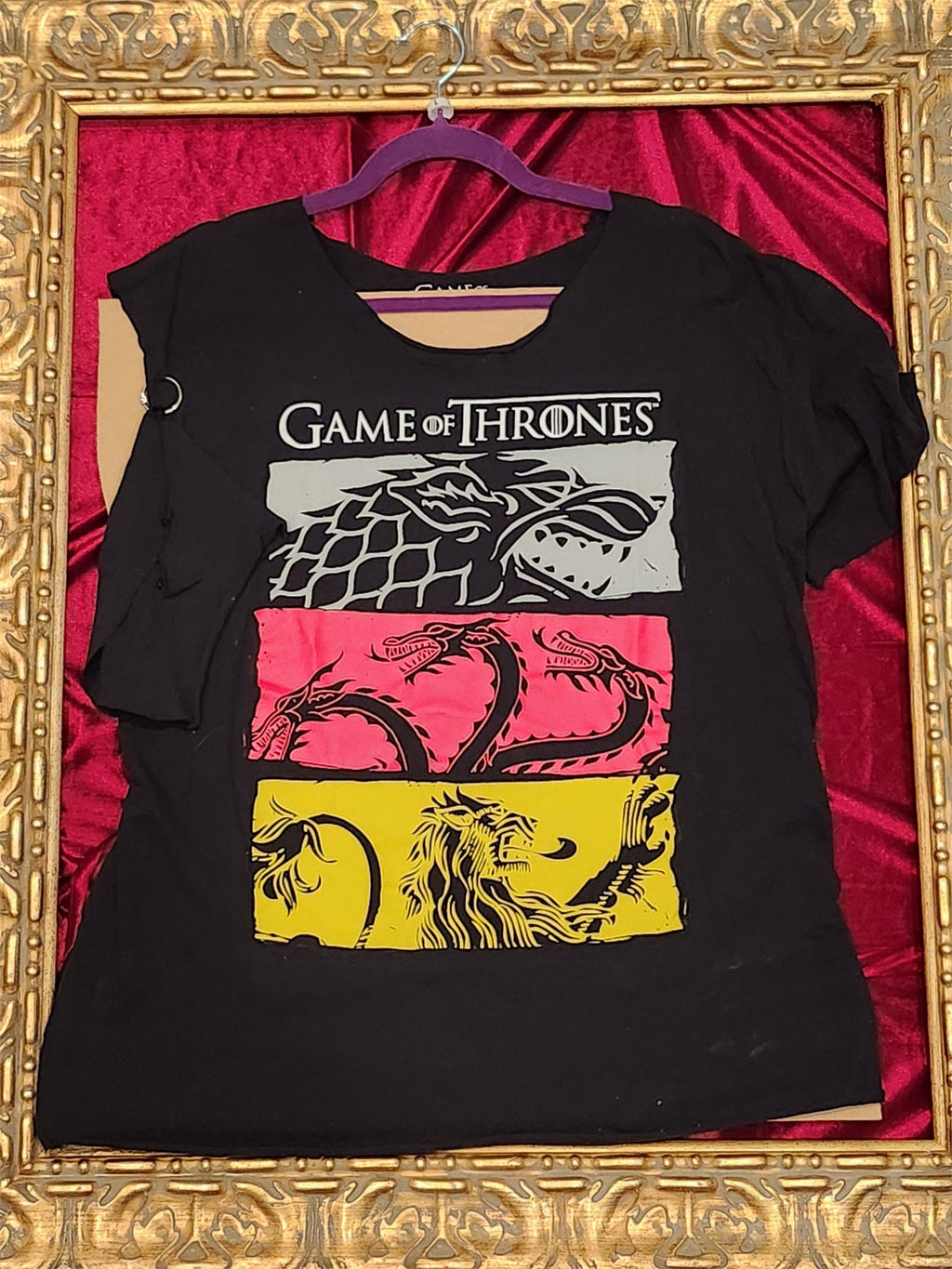 One-of-a-Kind Game of Thrones Reworked Shirt – Size L