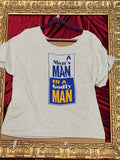 One-of-a-Kind Man's Man Reworked Shirt – Size L