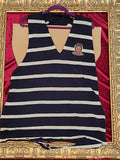 One-of-a-Kind Chaps Striped Reworked Tank – Size L