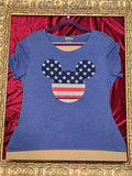 One-of-a-Kind Mickey Patriotic Reworked Shirt – Size L