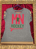 One-of-a-Kind MN Hockey Reworked Shirt – Size L