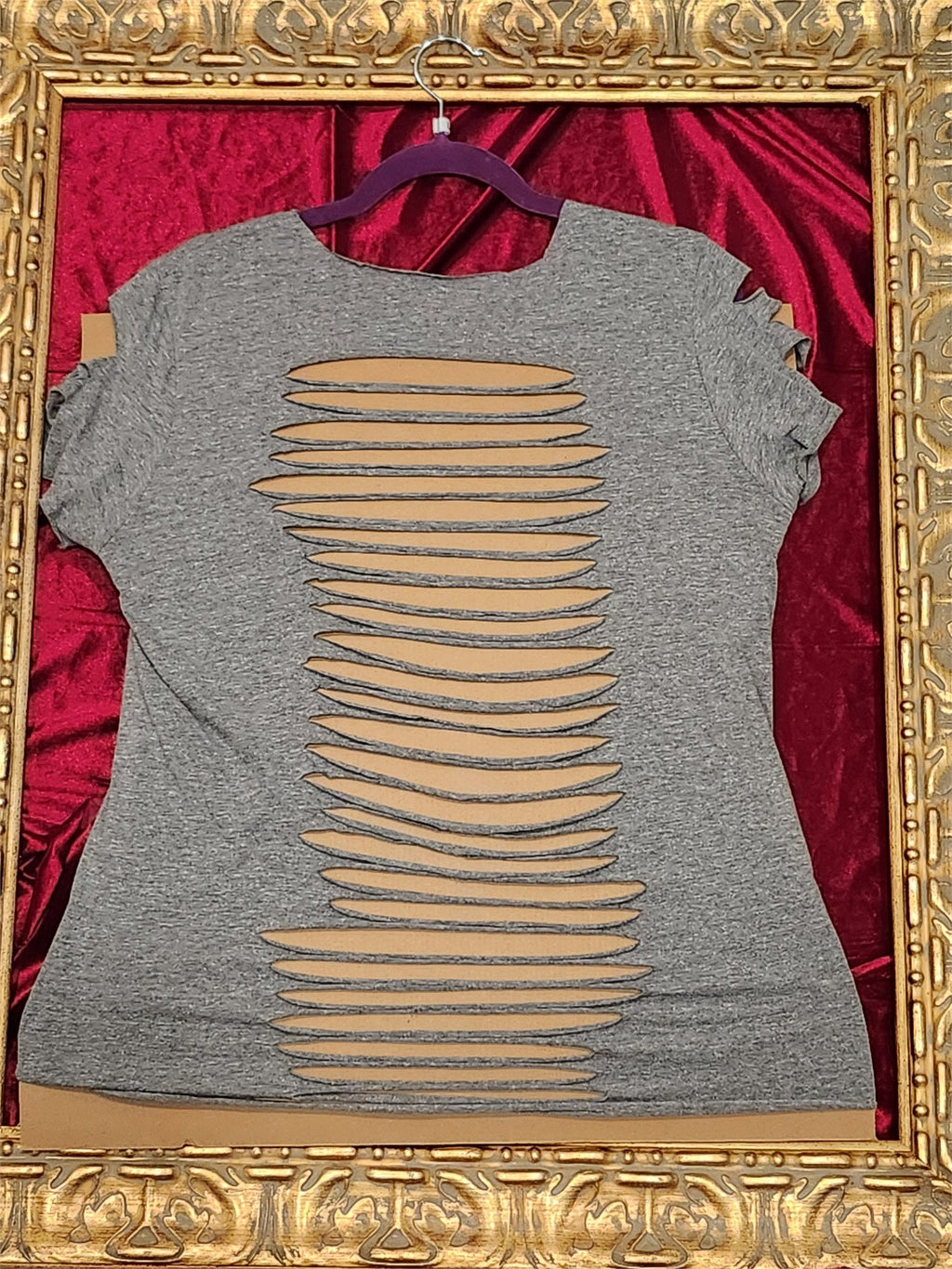 One-of-a-Kind MN Hockey Reworked Shirt – Size L - additional view