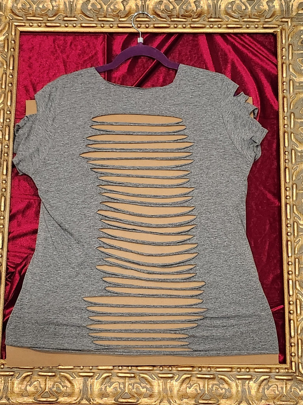 One-of-a-Kind MN Hockey Reworked Shirt – Size L - additional view