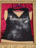 One-of-a-Kind Eagles Football Reworked Tank – Size L
