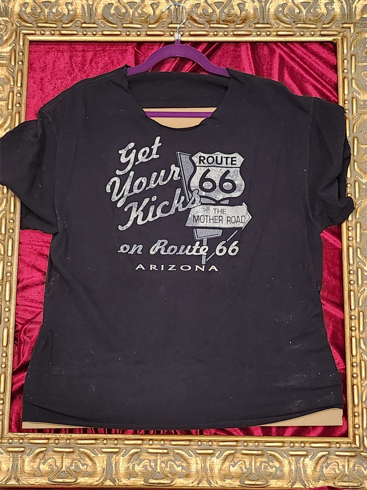One-of-a-Kind Route 66 Reworked Shirt – Size L