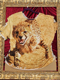 One-of-a-Kind Cheetah Reworked Shirt – Size L