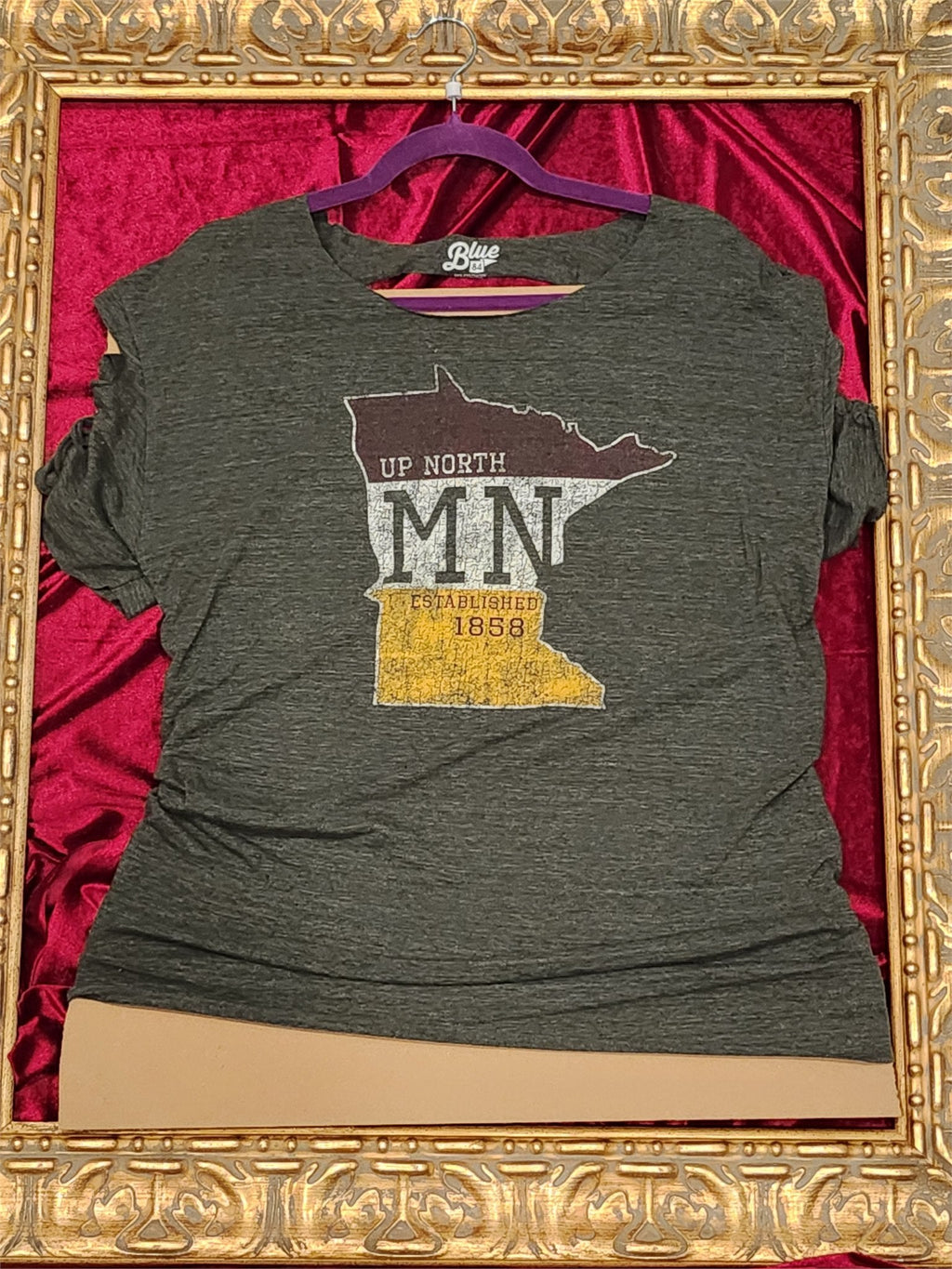 One-of-a-Kind MN Up North Reworked Shirt – Size L