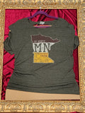 One-of-a-Kind MN Up North Reworked Shirt – Size L