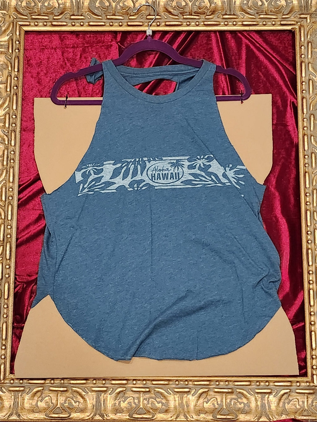 One-of-a-Kind Aloha Hawaii Reworked Tank – Size L