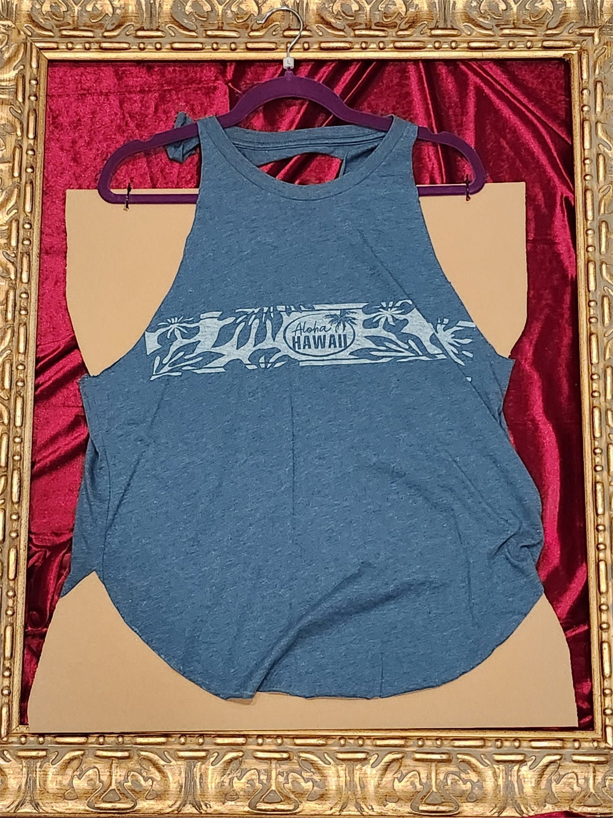 One-of-a-Kind Aloha Hawaii Reworked Tank – Size L