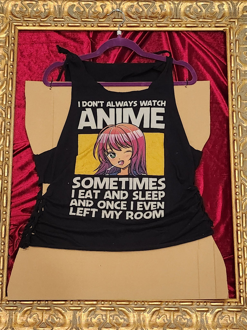 One-of-a-Kind Anime Reworked Tank – Size L