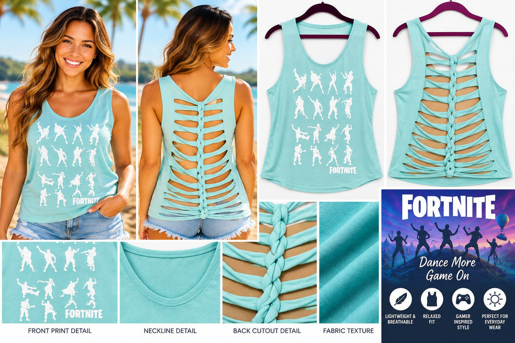 One-of-a-Kind Fortnite Reworked Tank – Size L - details and styling