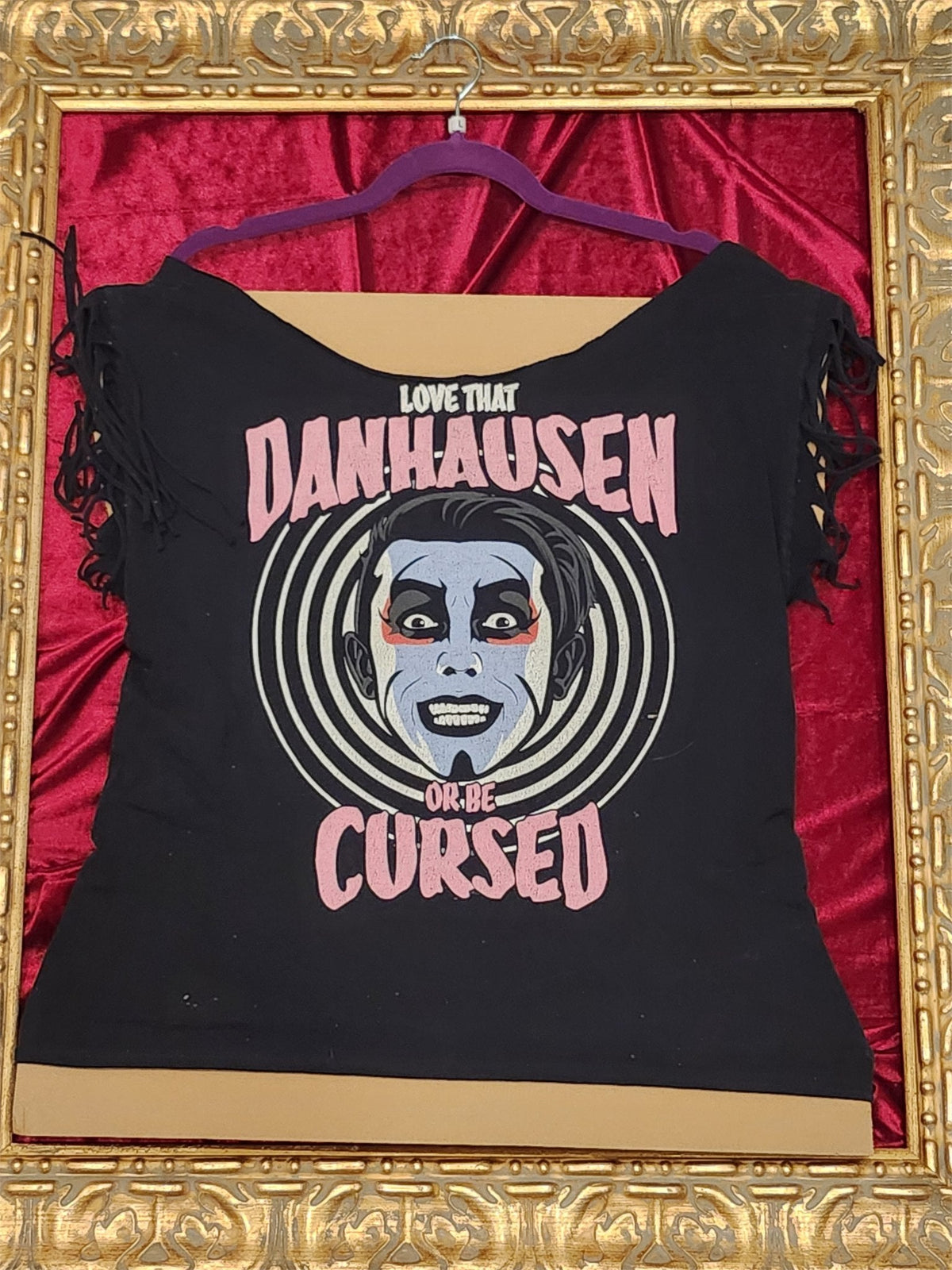One-of-a-Kind Danhausen Reworked Black Shirt – Size L