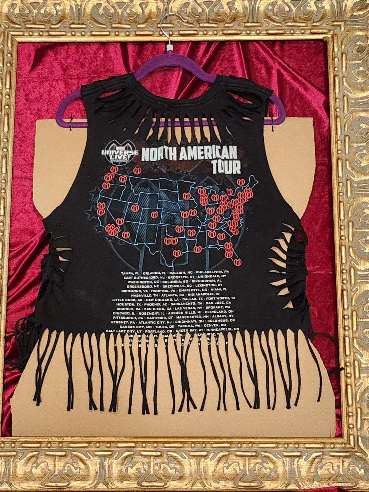 One-of-a-Kind Marvel Avengers Reworked Sleeveless – Size L - additional view