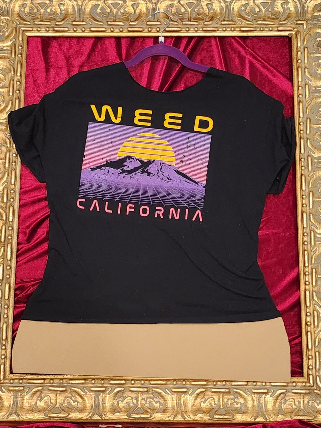 One-of-a-Kind Weed California Reworked Shirt – Size L