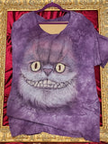 One-of-a-Kind Cheshire Cat Reworked Shirt – Size XL