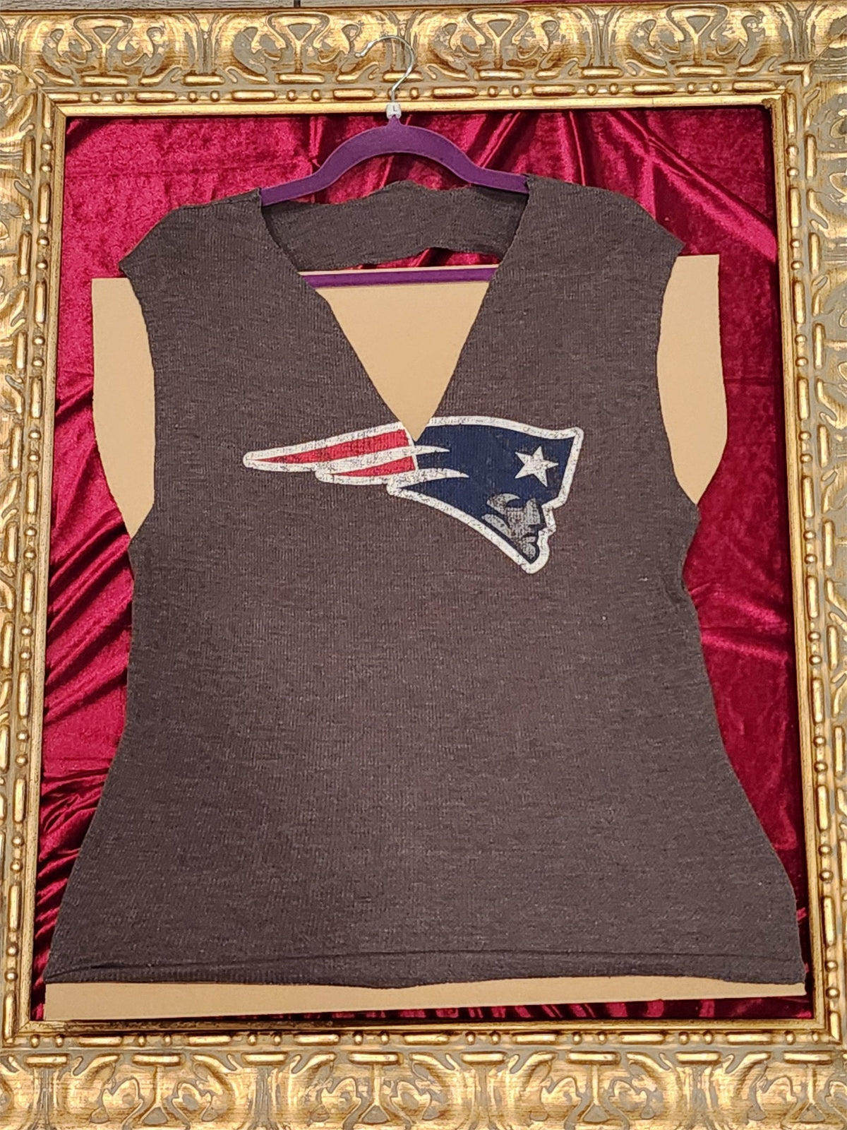 One-of-a-Kind Patriots Reworked Sleeveless – Size L