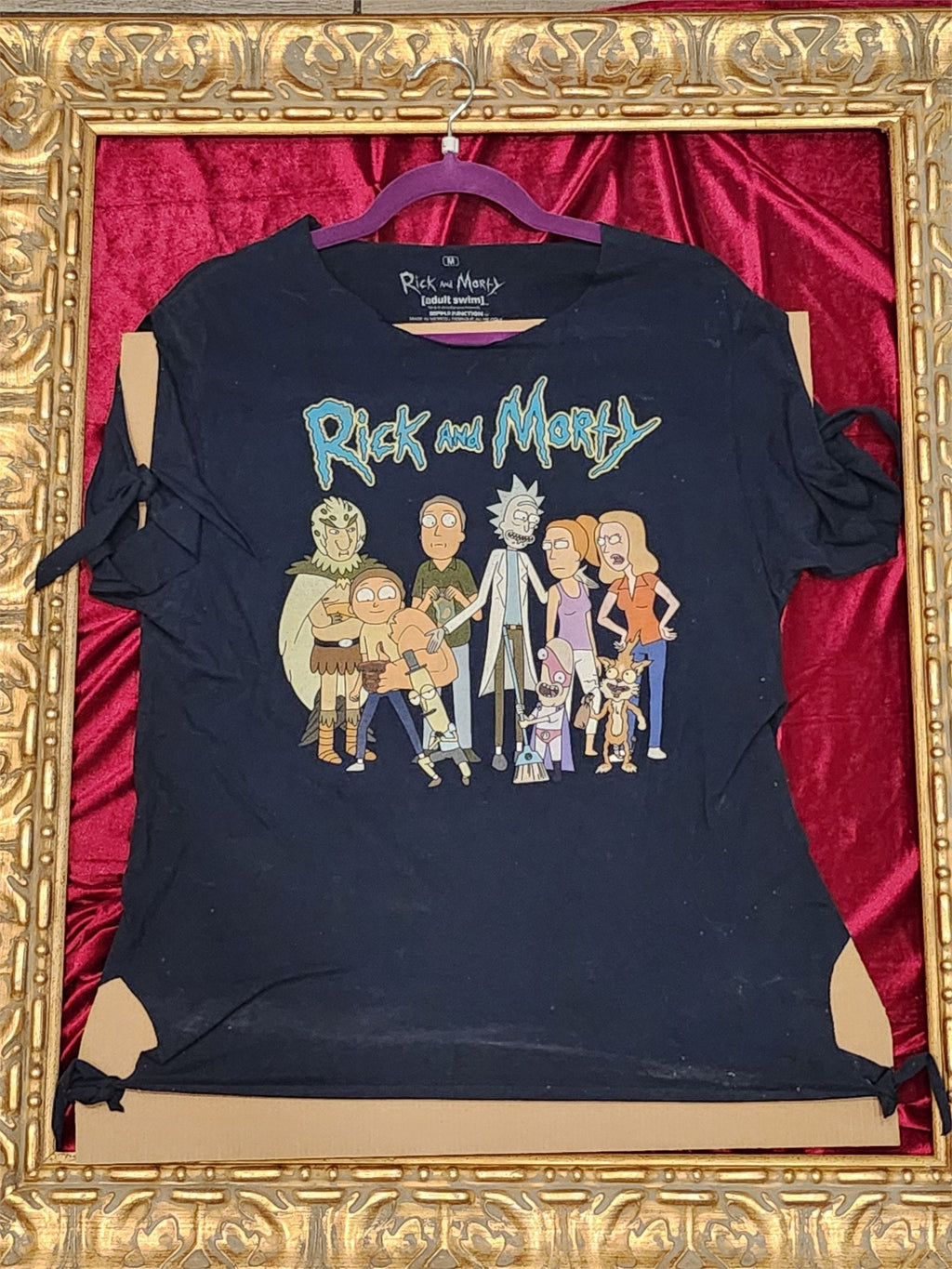 One-of-a-Kind Rick & Morty Reworked Shirt – Size L