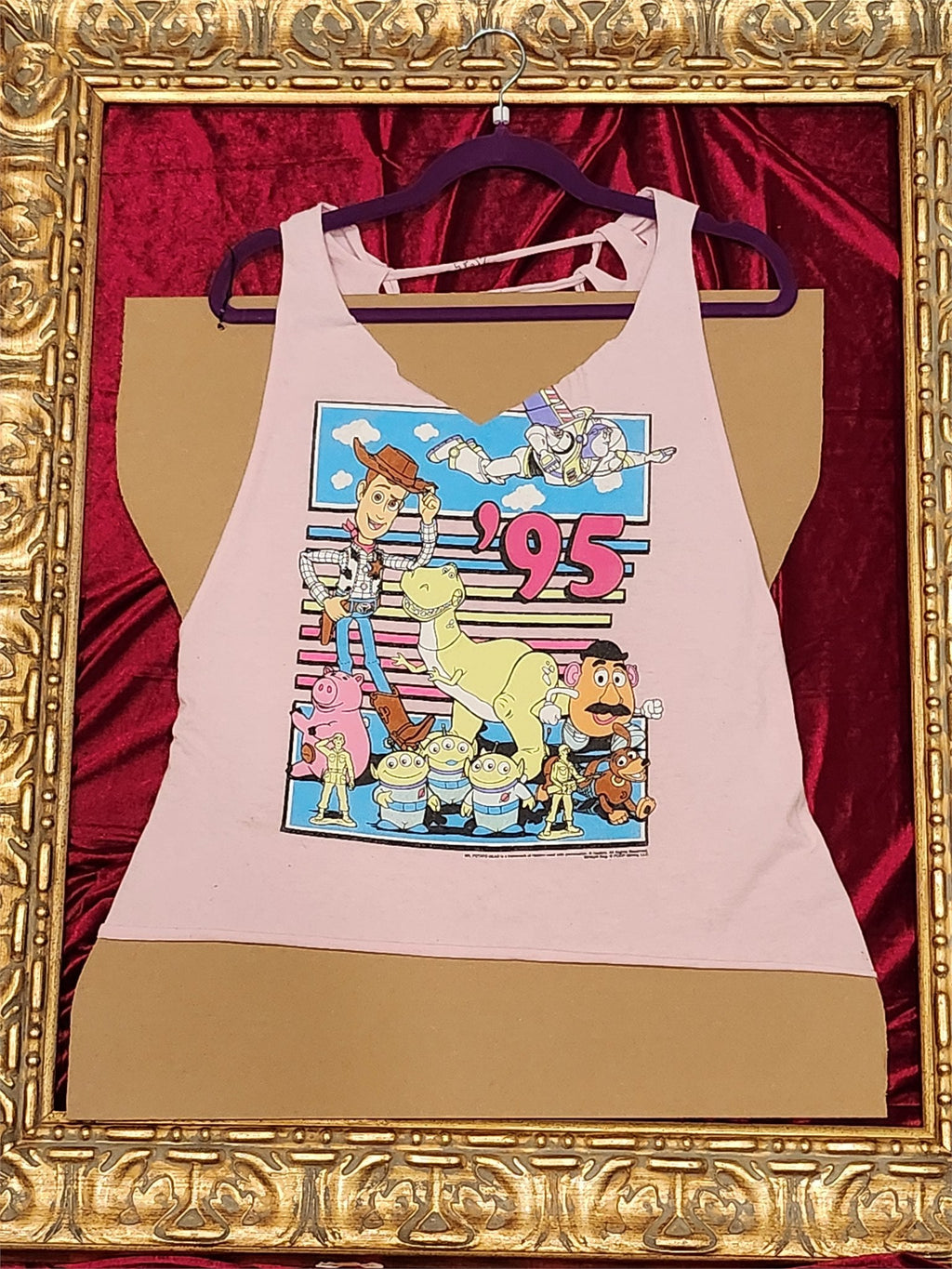 One-of-a-Kind Toy Story Reworked Tank – Size L