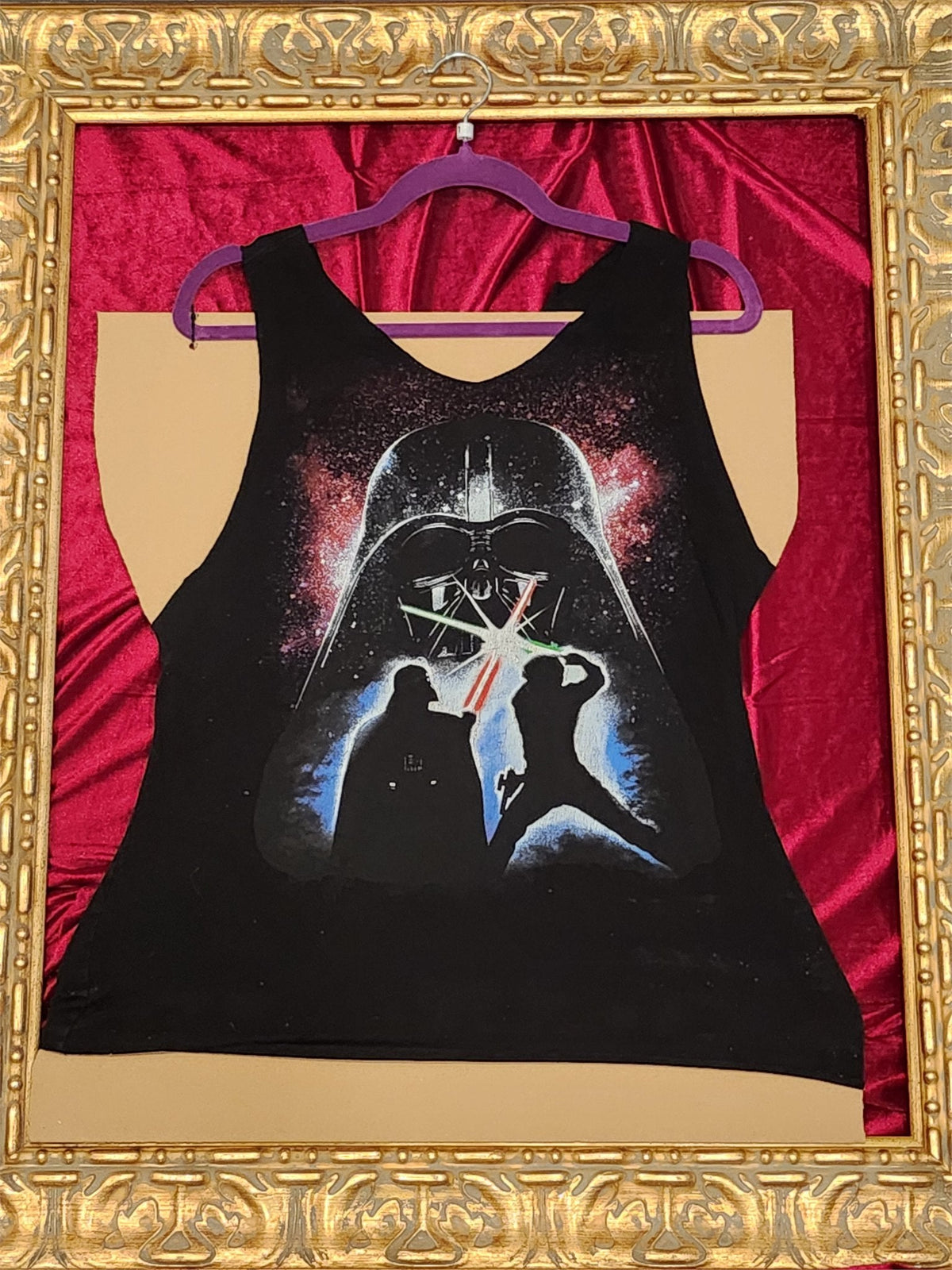 One-of-a-Kind Darth Vader / Luke Skywalker Reworked Tank – Size L