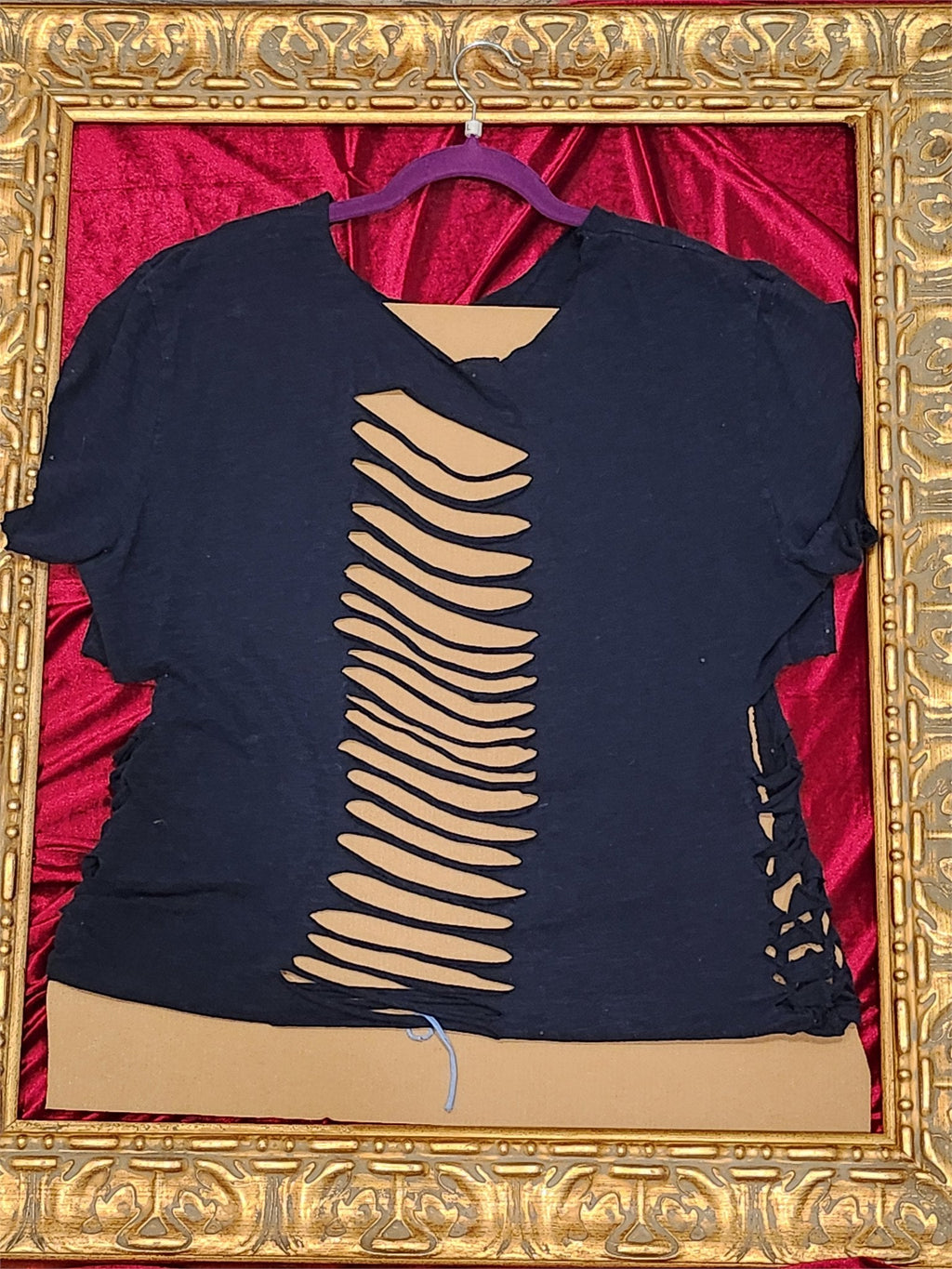 One-of-a-Kind Patriots Football Reworked Shirt – Size L - additional view