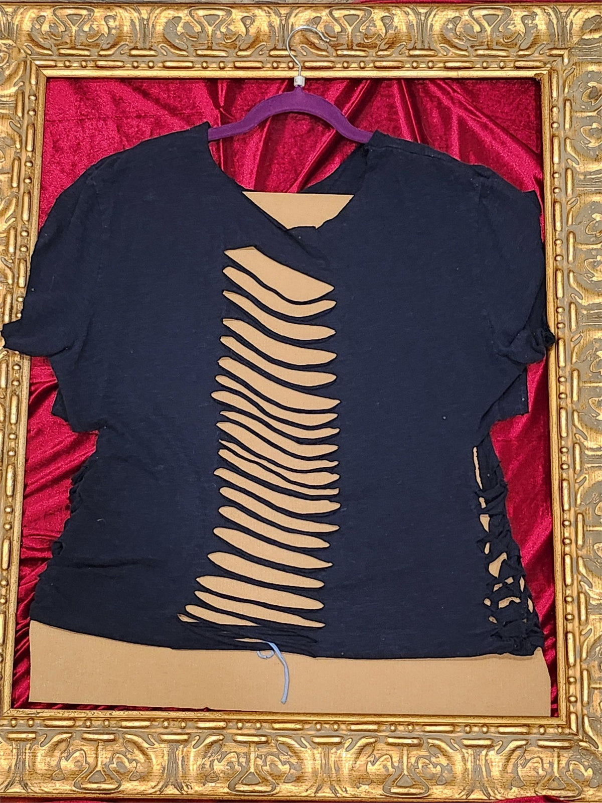One-of-a-Kind Patriots Football Reworked Shirt – Size L - additional view