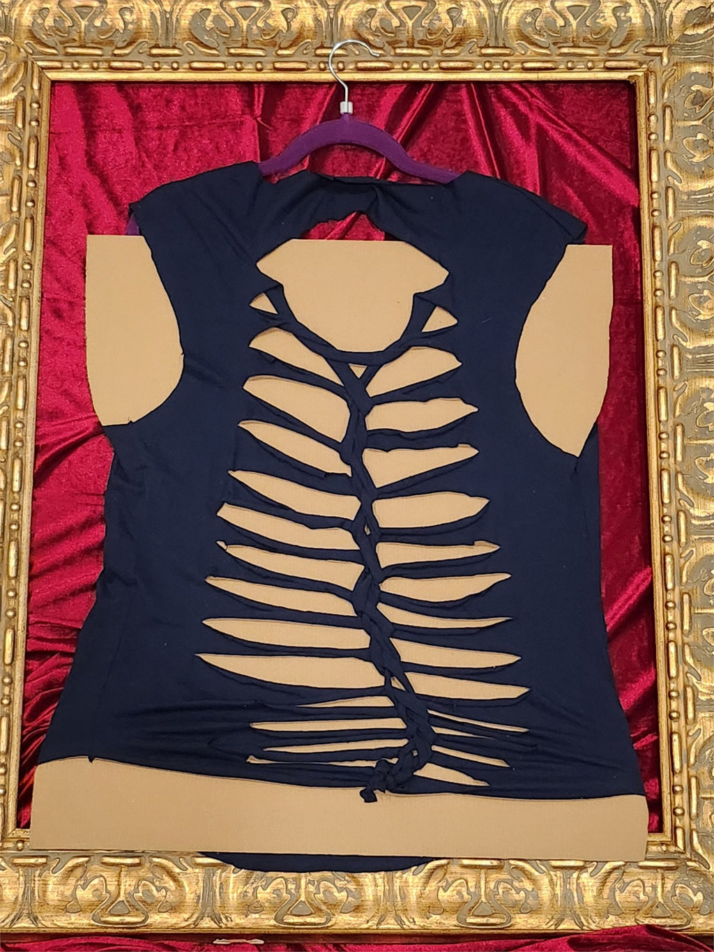 One-of-a-Kind Patriots Football Reworked Sleeveless – Size L - additional view