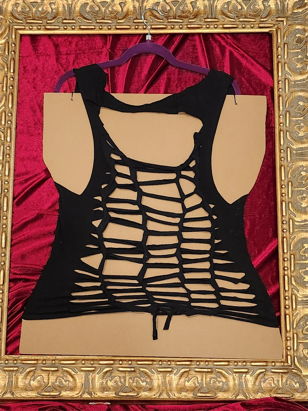 One-of-a-Kind American Metal Reworked Tank – Size L - additional view