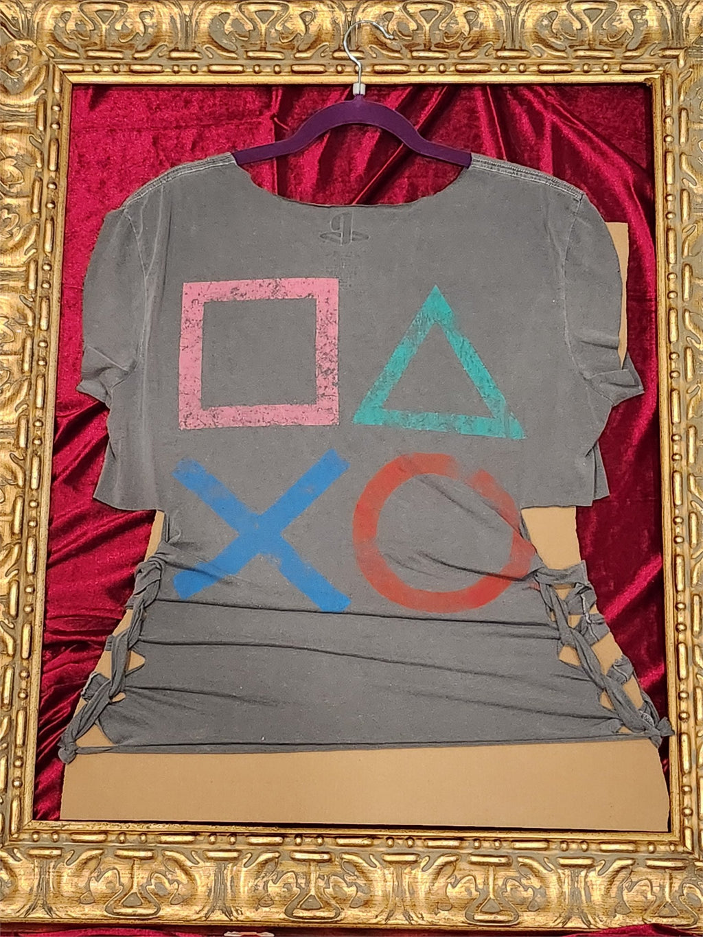 One-of-a-Kind Playstation Reworked Shirt – Size L - additional view