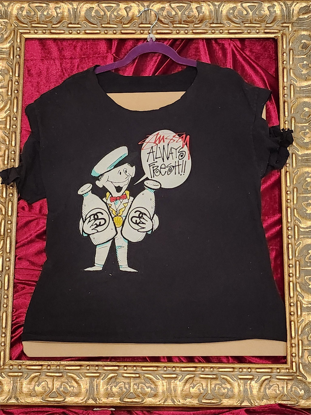 One-of-a-Kind Milk Man Reworked Shirt – Size L