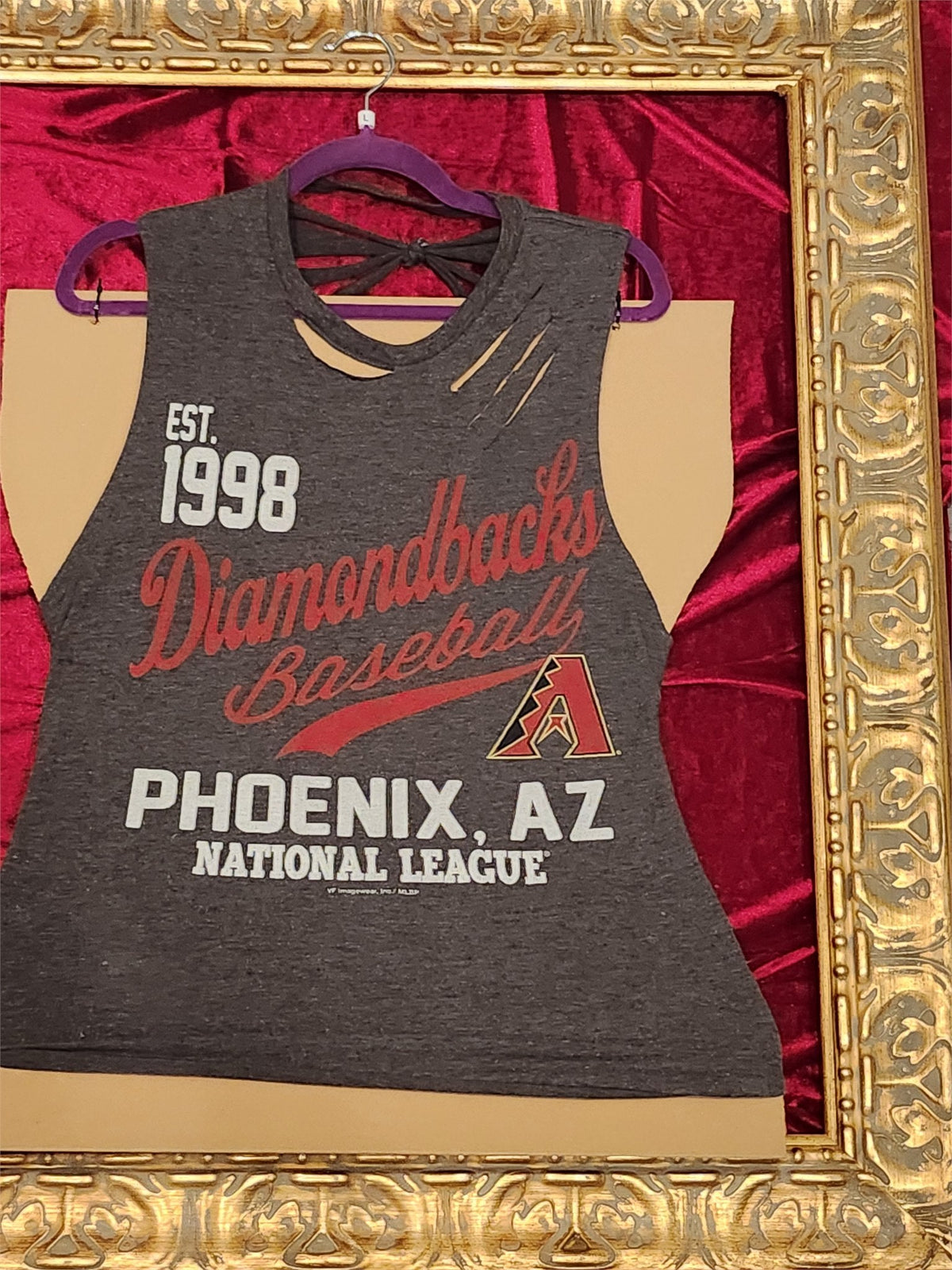 One-of-a-Kind Diamondbacks Reworked Tank – Size L