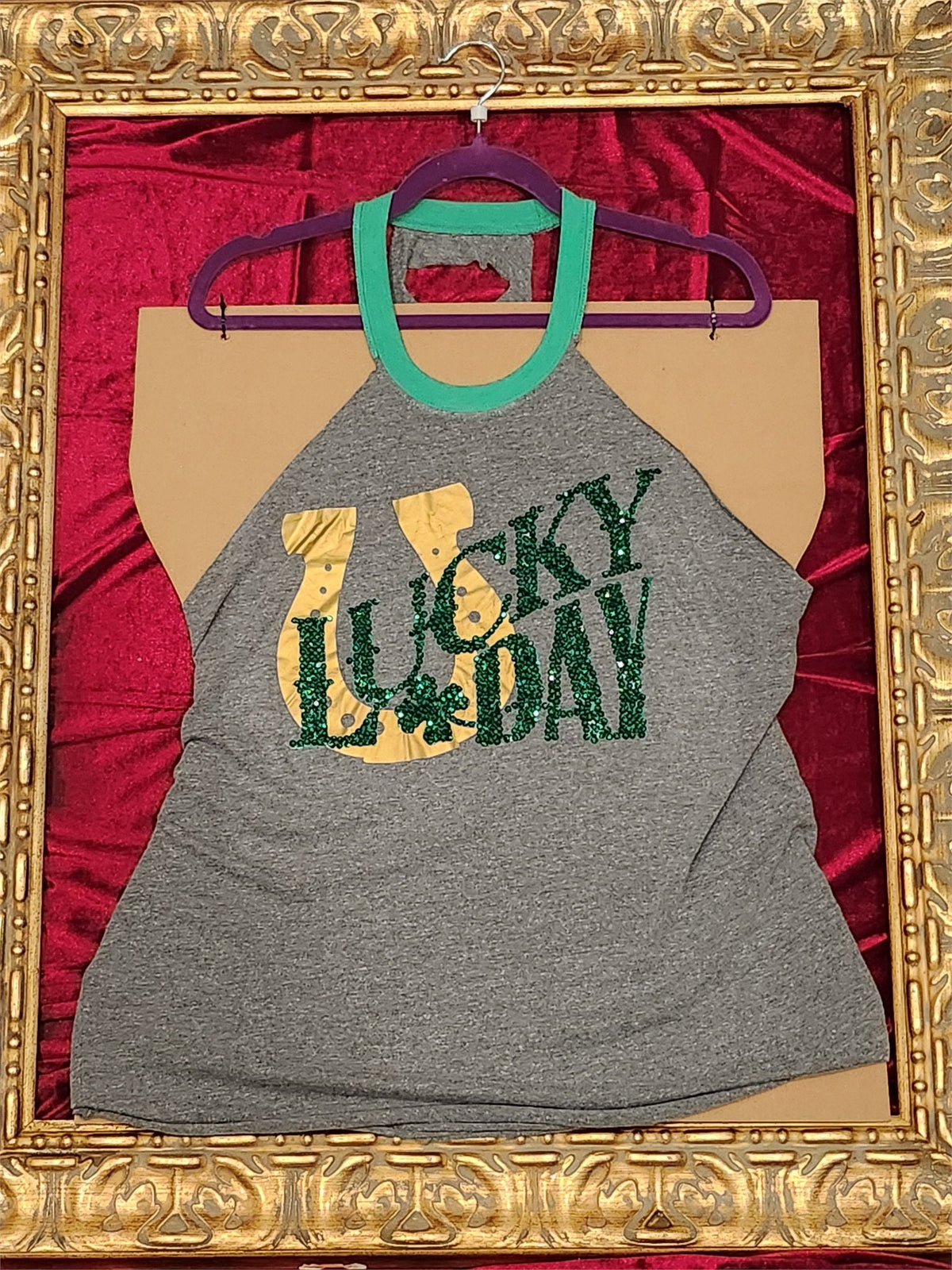 One-of-a-Kind Lucky Day Reworked Tank – Size L