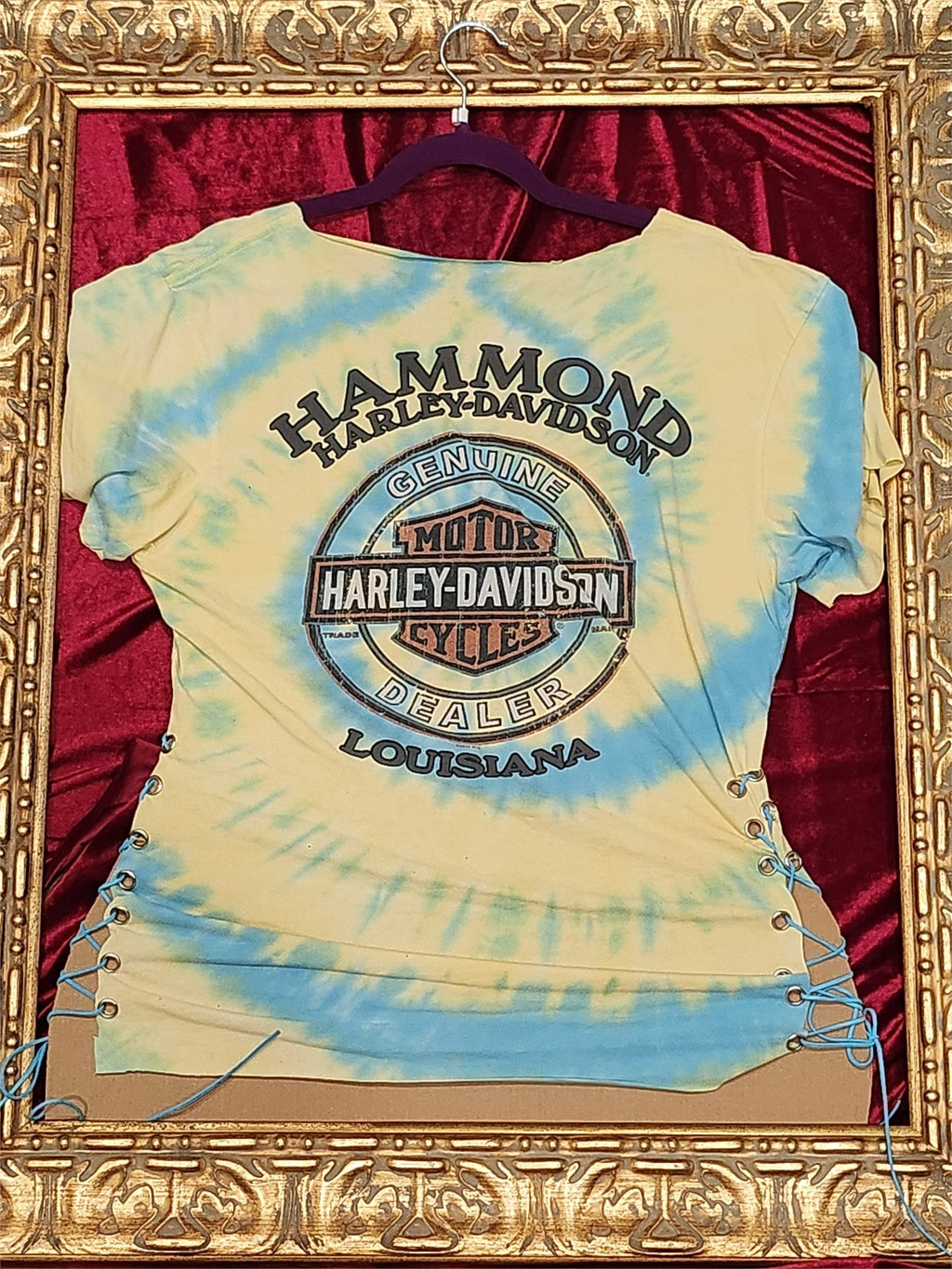 One-of-a-Kind Harley Davidson Reworked Shirt – Size L - additional view