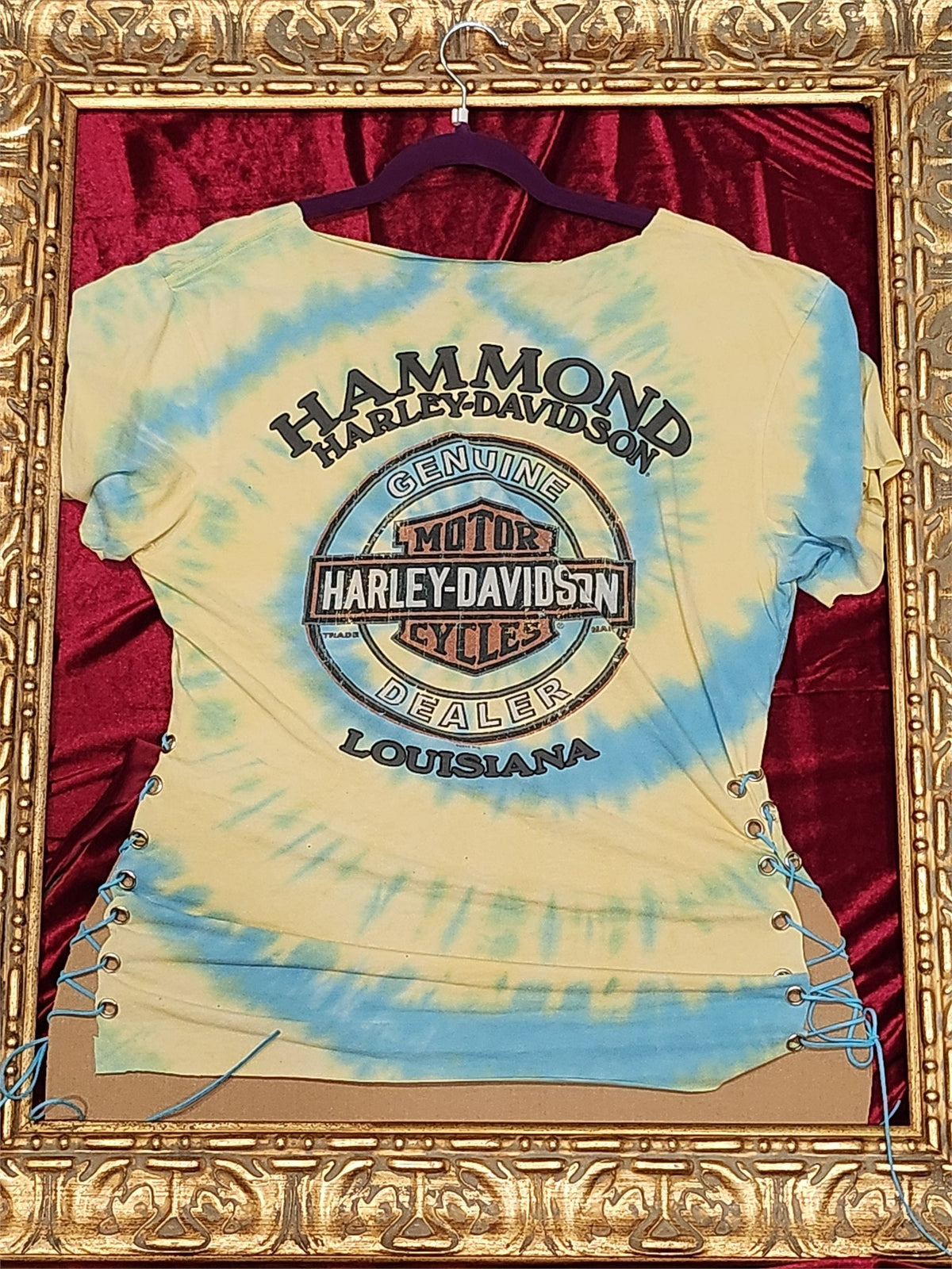 One-of-a-Kind Harley Davidson Reworked Shirt – Size L - additional view